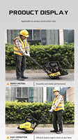 Compacteur de plaques vibrantes portatif à essence 4 temps PME-C60 CE, vente chaude