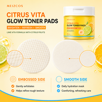 Pads Tonifiants Éclaircissants au Citrus Vita Glow Marque Blanche – Extrait de Citron Vert, Niacinamide, PHA, Acide Hyaluronique – Éclat, Fraîcheur, Lissage – OEM ODM – 70 Pads – B2B