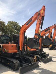 DOOSAN DX60 6TON Mini Crawler Hydraulic Excavator Korea Origin Used Machine Hot Sale DOOSAN Yanmar Motor Engine Good Digger <b>Pump</b> - Product Image 3