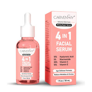 Personalizar 4 en 1 ácido hialurónico niacinamida vitamina C vitamina E suero Facial Etiqueta Privada suero Facial antienvejecimiento 30ML - Product Image 1