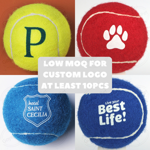 20 màu sắc thân thiện với môi Dog Tennis balls 6cm dễ dàng bắt Puppy đào tạo bóng làm bằng cao su và cảm thấy - Product Image 6