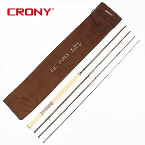 CRONYアルミニウムリールシート4Aグレードコルク高弾性炭素繊維塩水ターポンフライ釣り竿