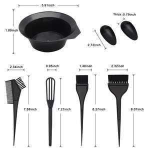 Set di Alta Qualità per Parrucchieri con Spazzole e Ciotola per Colorazione Capelli - Product Image 2