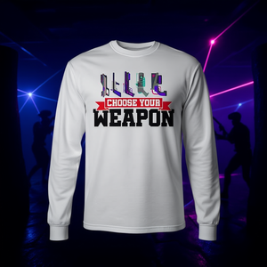 Camiseta de manga larga con gráfico de arma a elección para jugador de laser tag Phaser, ropa para juegos - Product Image 3