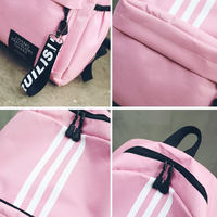 Mochila Escolar Unisex Personalizada a Bajo Precio, con Cierre, Diseño Simple y Casual, Estilo Universitario y de Secundaria, para Laptop