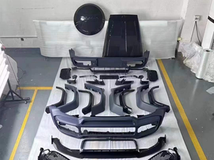 Para <span class=keywords><strong>Mercedes</strong></span> Benz <span class=keywords><strong>Gwagon</strong></span> W463 Kit de actualización Juego completo Rocket Style Dry Carbon & PP Body Bumper para New W464 G Class - Product Image 2