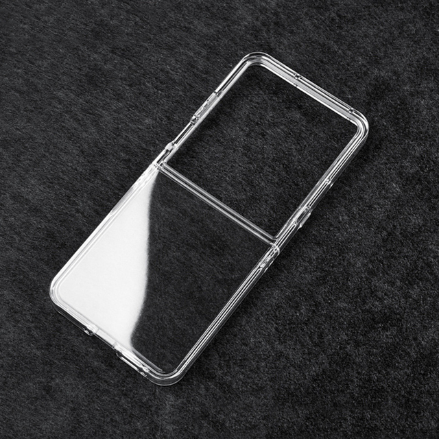 Transparent Mobile Phone Covers for Motorola Razr 60 50 40 Ultra Razr+ 2024 2025 Folding Glossy Clear Hard PC Phone Cases