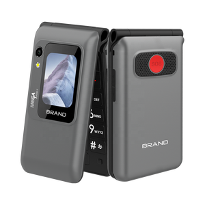 [Phong cách Mới] 2.8 + 1.77 inch lật điện thoại Dual Sim 4G Mạng điện thoại di động cao cấp điện thoại di động với SOS, nút lớn loa lớn cho người cao niên - Product Image 6