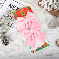 Accessoires de décoration de Noël en velours, grands nœuds décoratifs DIY pour fenêtre et sapin de Noël, accessoires de décoration de fêtes