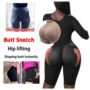 Dropshipping Post Surgery <strong>Tummy</strong> <strong>Tucker</strong> Snatched Bodysuit Posture Corrector Belt Colombian Shapers Shapewear for Women - Product Image 4