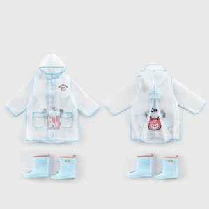 Niño Eva PVC Impermeable Niños Dibujos animados Impreso <span class=keywords><strong>Chubasquero</strong></span> Niños Lluvia Chaqueta <span class=keywords><strong>Chubasquero</strong></span> para <span class=keywords><strong>niña</strong></span> - Product Image 2