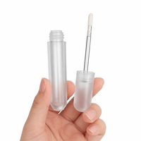 Nouveau design, tube en plastique de 2 ml et 3 ml pour emballage de liquides, capsules, pilules, tube de gloss à lèvres unique en forme de pilule, tube d'huile à lèvres, tube de rouge à lèvres, étiquette privée