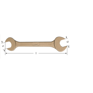 Llave abierta de doble punta 36x41 Herramienta no brillante a prueba de chispas - Product Image 1
