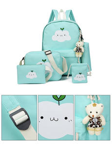 Mochilas Escolares de Lona con Logotipo Personalizado, Mochila Escolar Clásica para Niñas - Product Image 5