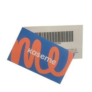 Kostenloses Design Fabrik Kleinstverkauf CR80 wasserdichtes Geschenk Loyalitäts-Barcode Plastikkarte