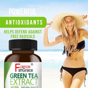 Cápsulas de Extracto de Té Verde con Etiqueta Personalizada, 1000mg, Suplemento Quemagrasas para el Apoyo Cardíaco en Adultos - Product Image 2