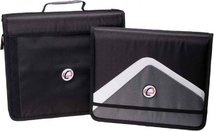 2 Inch 3 Ring Zipper Binder - Trapper Keeper Binder with Strap