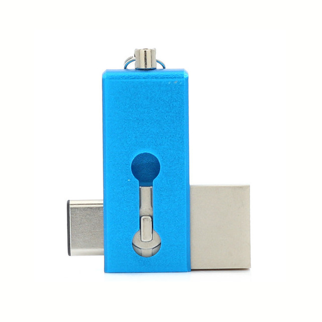 OT-001 Custom 2 in 1 Phone Flash Drive in Bulk 32gb 64gb Type c Usb Flash Drive Otg Micro Usb