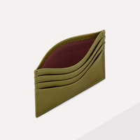 Klasik elegan grosir kulit Pu wanita elegan dompet desainer wanita tempat kartu
