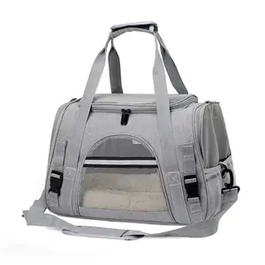 Soft Pet Carriers Portable Breathable Foldable Bag Cat Dog Carrier Bags Pets Outgoing Travel Bag