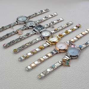 Reloj de Cuarzo para Mujer, Correa de Acero Inoxidable, Cristal con Incrustaciones de Diamantes, Estilo Europeo, Venta al Por Mayor - Product Image 5