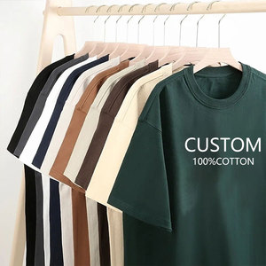 Camisetas Personalizadas para Hombre, 100% Algodón Tejido, 230 g/m², Alta Calidad, Unisex, Talla Grande, Anti-Pilling - Product Image 1