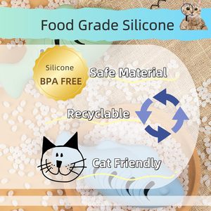 Jouets en forme de boule de menthe pour chat, nettoyage des dents et jouets à lécher à la menthe, jouet interactif en silicone en forme de poisson mignon pour chats - Product Image 4