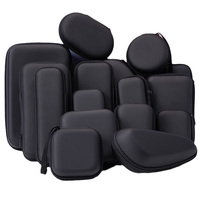 Étui de rangement numérique en EVA durable multi-tailles, antichoc, avec fermeture éclair, personnalisable avec logo, pour écouteurs, chargeur, câble et batterie externe