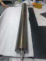 Rouleau de guidage en aluminium BT05 Expander |   Rouleau d'épandeur industriel pour machine d'impression et de laminage de films, OEM personnalisé