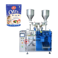 Remplissage et scellage de pochette à fermeture éclair préfabriquée horizontale petite fermeture à glissière automatique debout Doypack sac avoine Machine à emballer