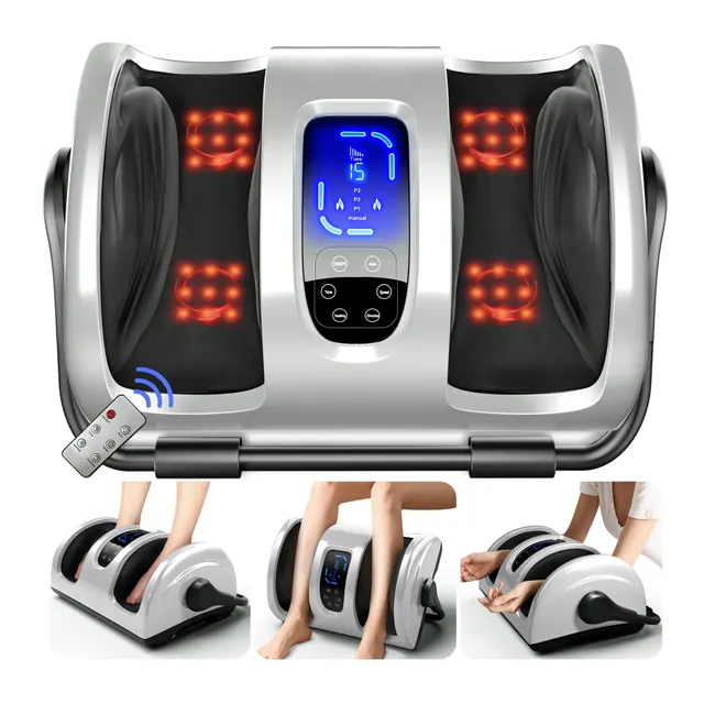 New Foot Massager with heating and adjustable bar Electric Foot Massager for Circulation and Lasting Pain Relief