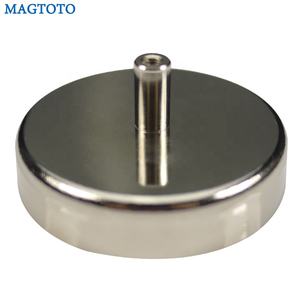 Imán de Ferrita Cerámica Superfuerte de D100mm D125mm con Rosca Hembra Interna - Product Image 3