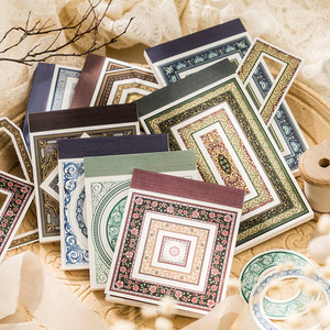 Set de 30 Piezas de Pegatinas Decorativas para Diario, Serie Barroco Windows, Diseño de Hadas y Flores, para Manualidades y Decoración de Cuadernos - Product Image 1