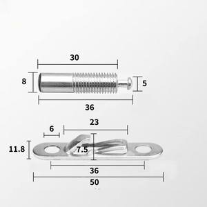 ตัวเชื่อมต่อแผ่นไม้สองชั้นแบบไร้รูยี่ห้อ GQK ผลิตจากเหล็กกล้าคาร์บอนที่แข็งแรง มองไม่เห็นรอยต่อ เหมาะสำหรับตู้เสื้อผ้า ดีไซน์ทันสมัย เรียบง่าย ใช้งานง่าย - Product Image 2