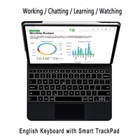 Sıcak tip C Trackpad manyetik kılıf Apple IPad pro 12.9 için 2021 2020 2018 sihirli klavye için iPad Pro 11 hava 4 sihirli klavye