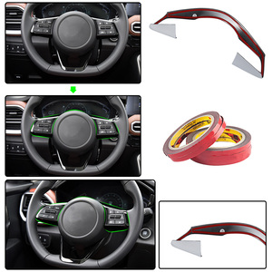 Accesorios Interiores para Automóviles de Fibra de Carbono Imitación ABS, Cubierta para <span class=keywords><strong>Volante</strong></span>, Marco de Control de Dirección para <span class=keywords><strong>KIA</strong></span> <span class=keywords><strong>Sportage</strong></span> 2021-2022 - Product Image 6