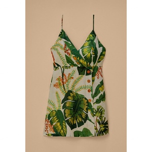 Robe Courte Femme Vintage Imprimé Floral Tissé Sexy à Épaules Dénudées Superposées Tunique Longue Bohème Élégante d'Été Plage Ceinture Vestidos Coupe A-Line Slim - Product Image 4