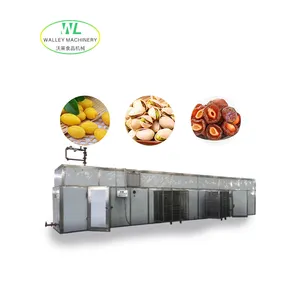 Chất Lượng Cao Công Nghiệp Sử Dụng Thép Không Gỉ Thực Phẩm Làm Khô Phòng Khay Loại Hot Air Tunnel Dehydrator Cho Trái Cây Thịt Hải Sản