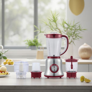 Robot culinaire électrique 4-en-1 en acier inoxydable pour le commerce et la maison Mélangeur de table Presse-agrumes à vitesse variable <span class=keywords><strong>Hachoir</strong></span> à viande <span class=keywords><strong>Hachoir</strong></span> - Product Image 6