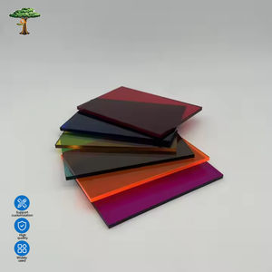 Panneau solide <span class=keywords><strong>en</strong></span> <span class=keywords><strong>polycarbonate</strong></span> mat de couleur personnalisée pour revêtement mural décoratif intérieur et design de séparation de pièce - Product Image 1