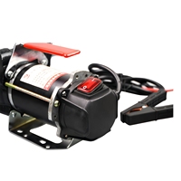 Pompe à carburant diesel robuste 12V 24V CC auto-amorçante portable en fonte pour tracteur, générateur, marine avec tuyau de refoulement CE
