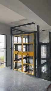 Petit entrepôt de maison ascenseur de fret électrique ascenseur sécurité AC hydraulique sans fil télécommande Structure en acier à usage élevé - Product Image 4