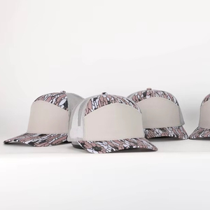 Nhà Máy OEM Trắng Có Thể Điều Chỉnh Mens Động Vật Lưới 7 Bảng Điều Chỉnh Cha <span class=keywords><strong>Hat</strong></span> Cotton Gorras 168 Snapback Mũ Tùy Chỉnh Vịt <span class=keywords><strong>Camo</strong></span> Trucker Mũ - Product Image 6