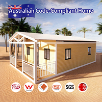 ODM OEM Personnalisation haut de gamme Maison conteneur étanche à toit incliné extensible Préfabriquée Mobile Tiny Home 20ft 40ft 2-4 Chambres