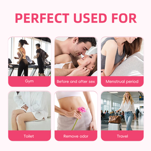 Lingettes nettoyantes intimes féminines et vaginales équilibrées Ph naturelles et biodégradables emballées individuellement pour les femmes - Product Image 3