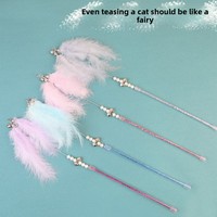 Jouet interactif pour chatons en plumes avec clochette, personnalisable avec logo OEM, marque privée, pour fournisseurs en gros, commande en gros, MOQ