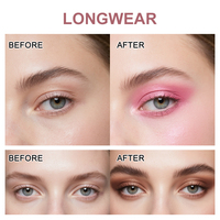 Fard à paupières liquide longue tenue, maquillage scintillant pour les yeux, application fluide, fabrication de cosmétiques en marque privée