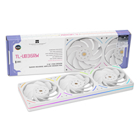 Ventilateurs à lame inverse de haute qualité Thermalright TL-UB36 blanc 360mm PC pour refroidisseur d'eau d'ordinateur