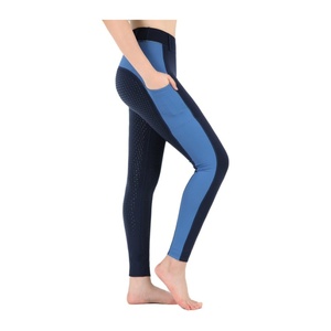 Full Seat Siliconen Jodhpurs Dames Paardensport Elastische Hoge Taille Strakke Rijbroek Antislip Paardensportbroek - Product Image 3