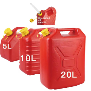 Réservoir de carburant portable en HDPE de 20 L <span class=keywords><strong>pour</strong></span> voiture, moto, couleur rouge, réservoir d'eau étanche, jerrycan <span class=keywords><strong>pour</strong></span> le <span class=keywords><strong>camping</strong></span>, la randonnée et les voyages - Product Image 2